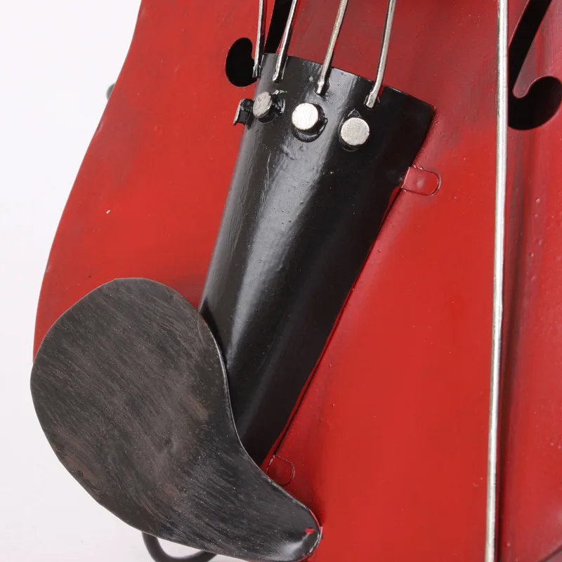 Винтажный домашний декор железное искусство модель скрипки украшение подарок