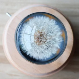 Романтический деревянная музыкальная шкатулка Bluetooth повернуть в виде