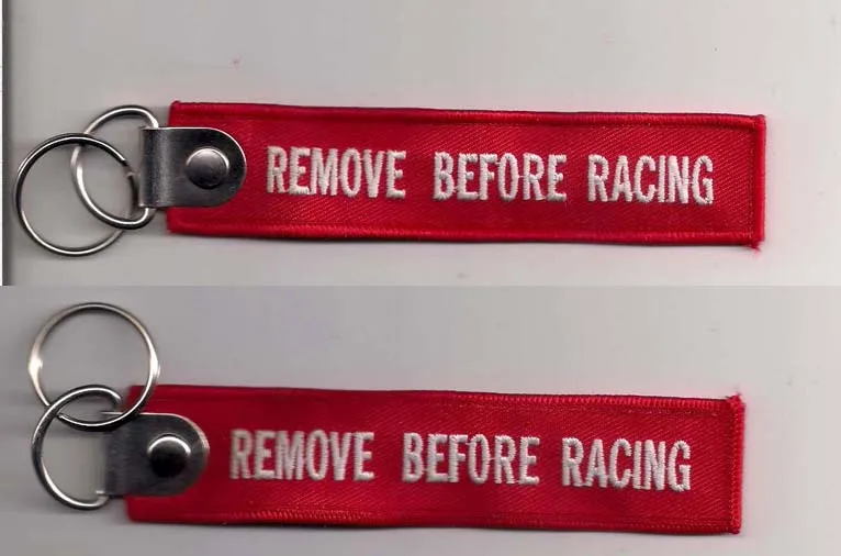 Удалить перед гоночной вышивкой брелок/ключ тег | Автомобили и мотоциклы