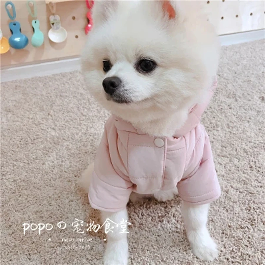 Warm dog clothes for small dogs winter coats cachorro hoodies french bulldog felpe per cani pets costumes 5d0136 |