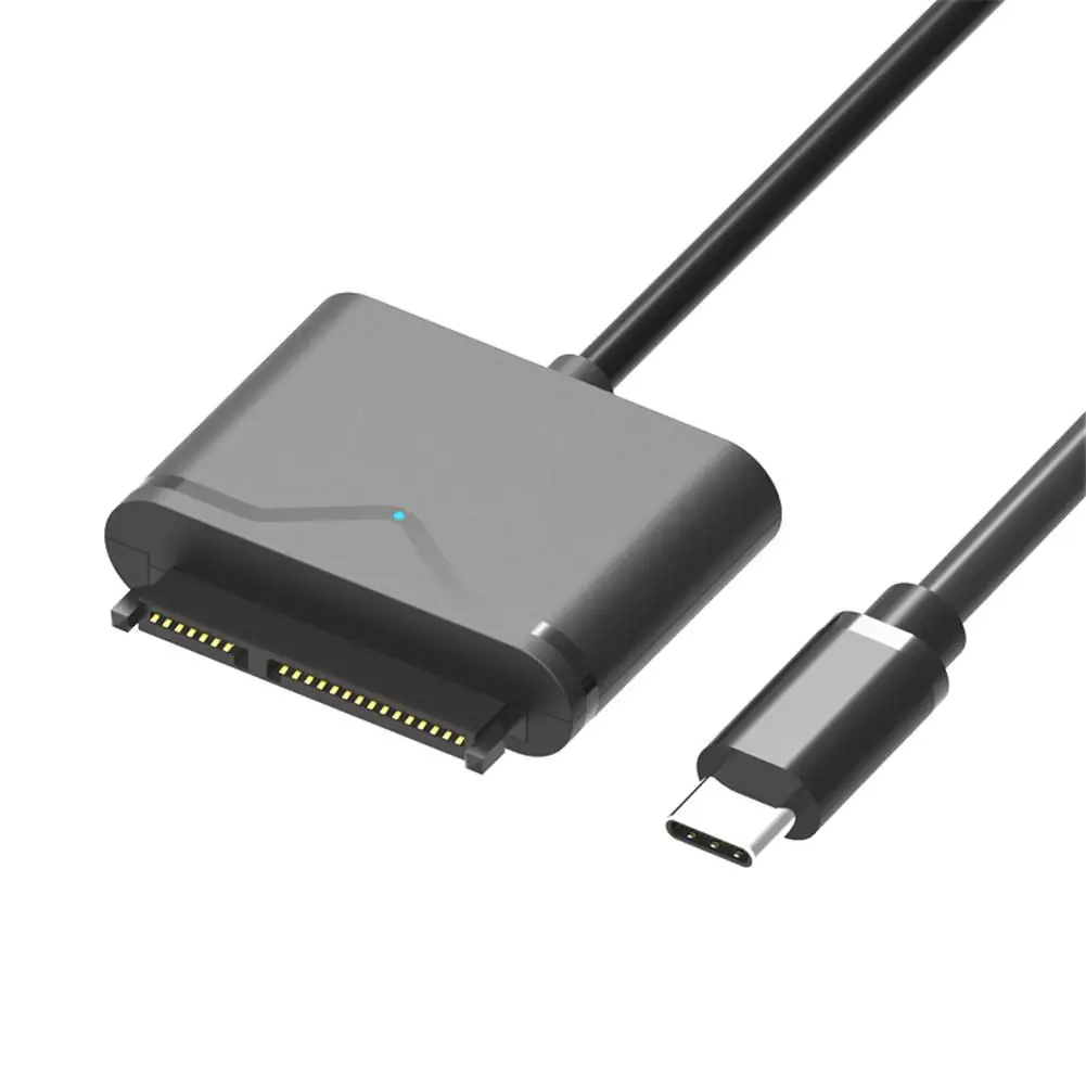 Адаптер для жесткого диска с USB Type C на 15 + 7pin SATA 3 0 2 5/3 5 дюйма адаптер 50 см 1