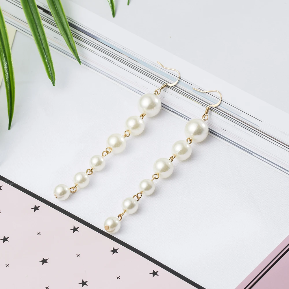 Женские серьги с подвеской в виде планшетов|long pearl earrings|earrings longexaggerated earrings |