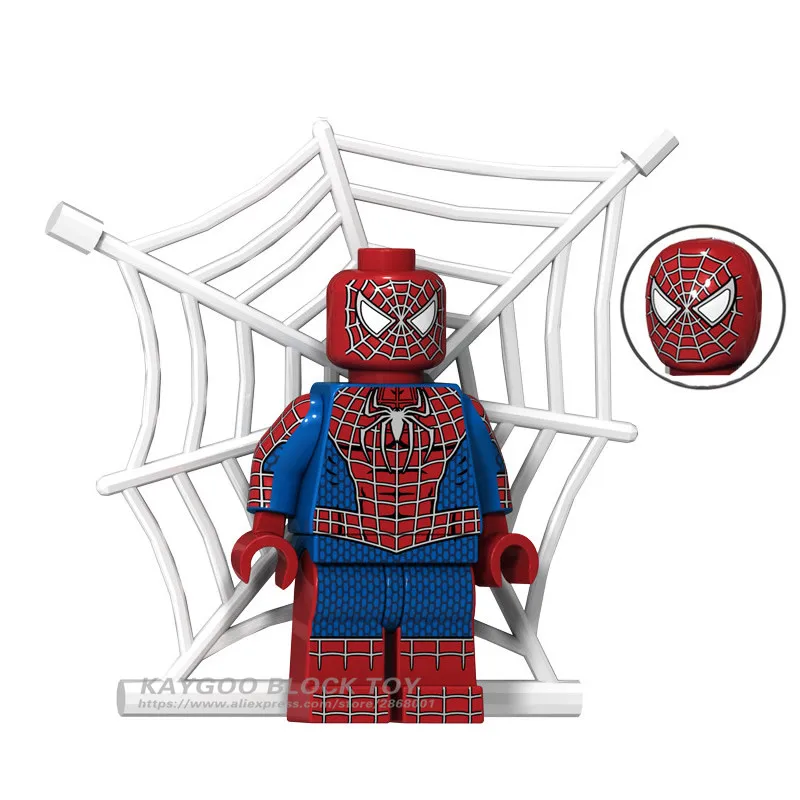KT1010 Venom серия фильмов SpidermanDeadpool Ironman супер герой ActionSingle продажа строительных