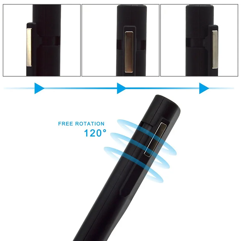 Utral яркий COB светодио дный светодиодный usb зарядный фонарик Worklight Портативный Ручка инспекционный свет с магнитным зажимом для кемпинга