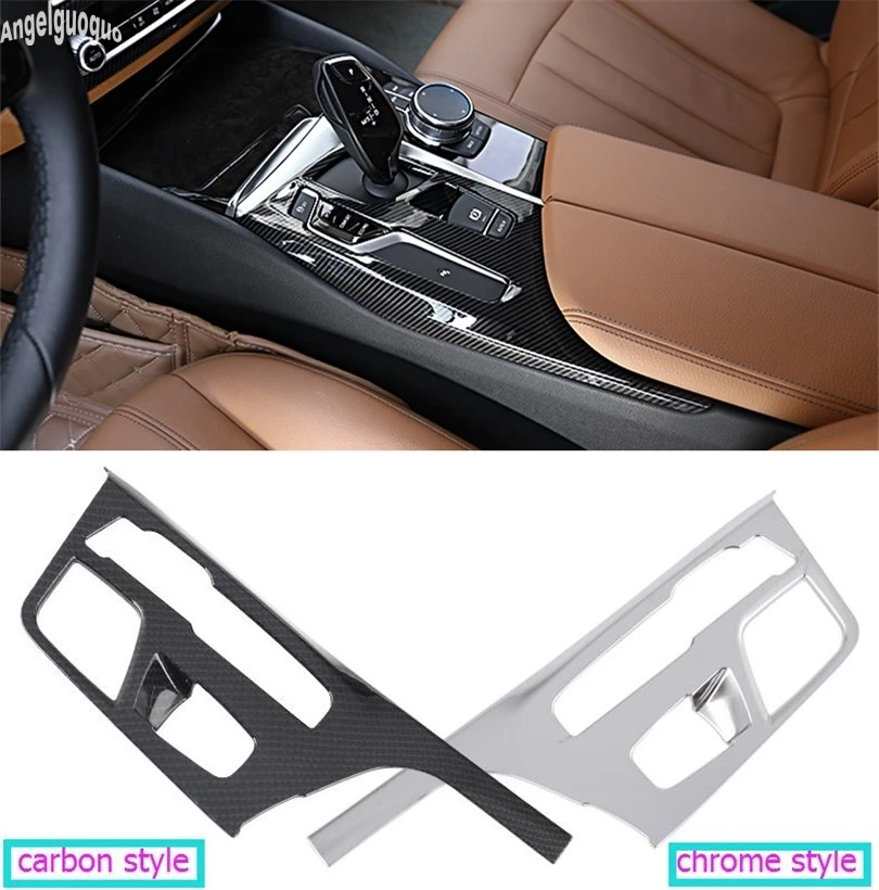 Стильный автомобильный стикер ABS из углеродного волокна для BMW 5 серии G30 2017