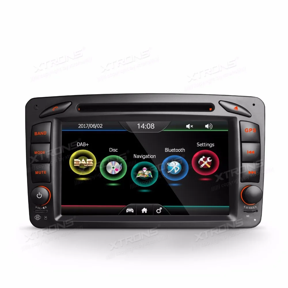 7 &quotспециальный автомобильный DVD для Mercedes Benz C Class W203 2000 2004 и CLK W209/C209 1998 со