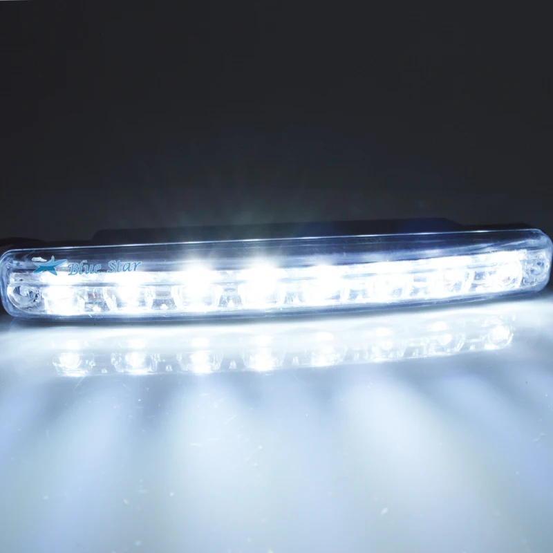 2 шт./лот супер белые Автомобильные фары Дневные ходовые огни светодиодные