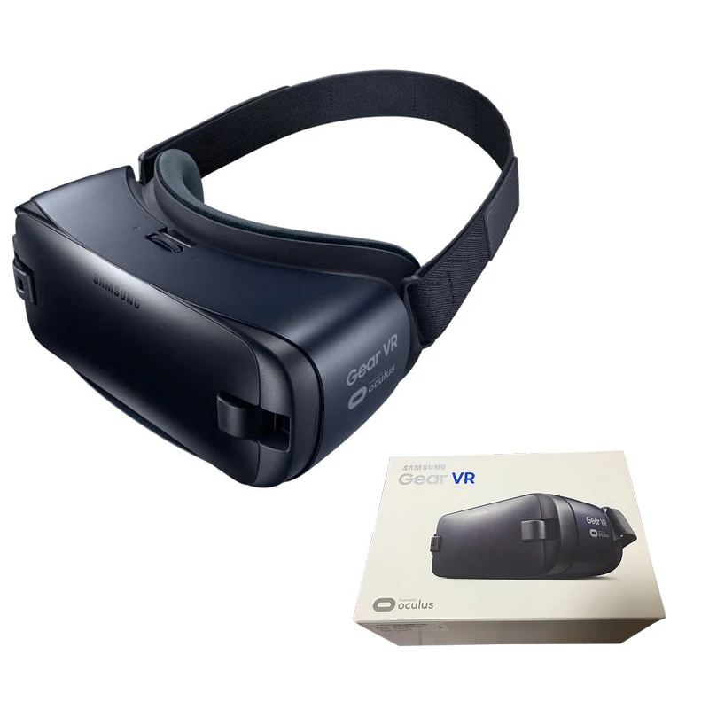 Gear-VR4 Samsung gear VR 4,0 3D очки гироскоп сенсор Виртуальная реальность гарнитура для samsung Galaxy S8 S8+ Note7 S6 S6 S7 с контроллером - Цвет: Gear-VR4