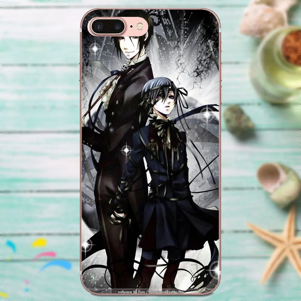 Diy рисунок ТПУ Лучший Черный Дворецкий фиолетовый основные моменты для Galaxy J1 J2 J3