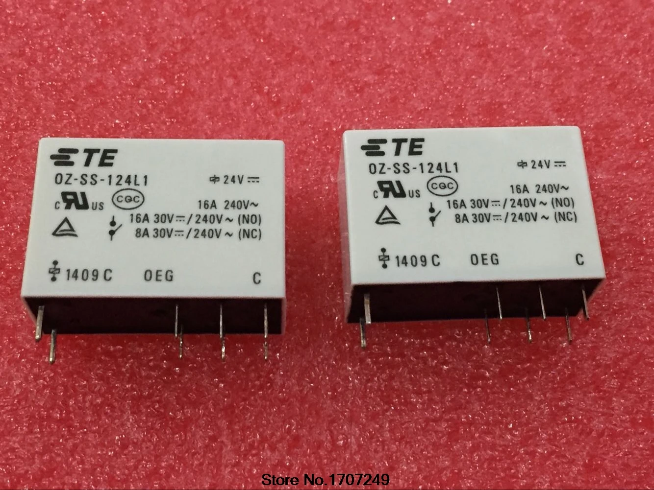 

Free Shipping 100% new original relay 10pcs/lot OZ-SS-124L1 24V 16A Common OZ-SS-124L OZ-SH-124L 16A 250V