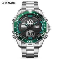 sinobi luxury men watches fashion casual sport wristwatch dual relogio masculino digital movt clock top brand military led 2017