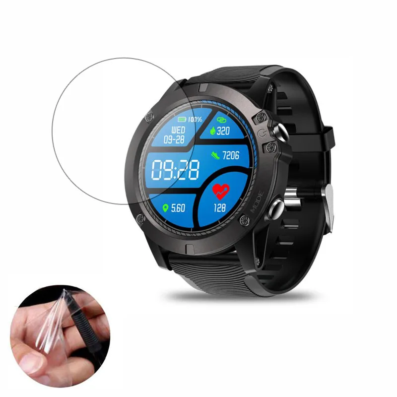 

Soft Clear Protective Film Guard Protection For Zeblaze VIBE 3 Pro Smart Watch Smartwatch Full Screen Protector Cover(Not glass)