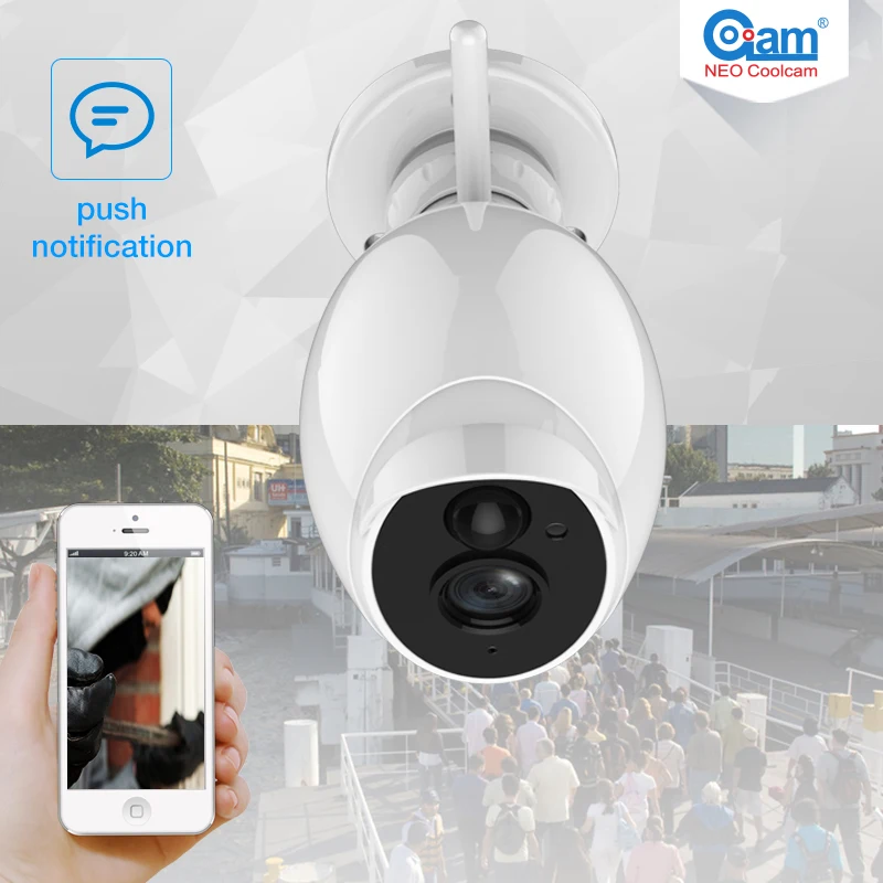 НЕО Coolcam nip-53sy/SH мини открытый Водонепроницаемый Full HD Беспроводной IP Камера 1080 P Wi-Fi