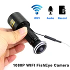 1080P дверной глаз Wi-Fi камера H.264 1,78 мм объектив широкоугольный Рыбий глаз мини глазок дверной Wi-Fi IP камера TF карта