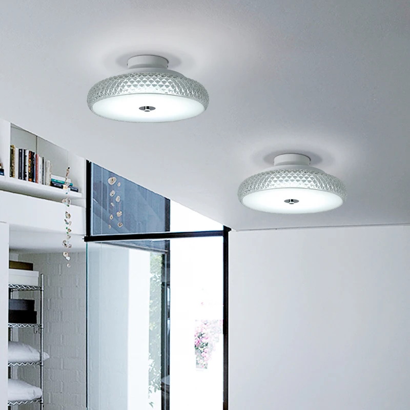 American led living room round ceiling light Nordic Diamond tri-color bedroom fixture main aisle Ceiling lamp | Освещение