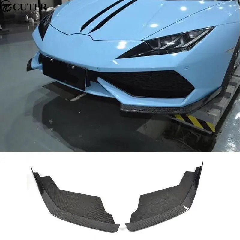 LP610 карбоновый комплект кузова автомобиля передний бампер разветвители боковые