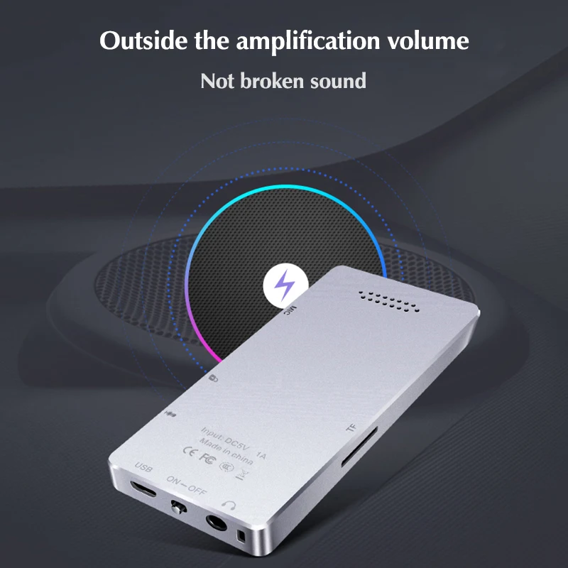 DOITOP встроенный громкий Динамик hi-fi звук мини Автомобильный MP3-плеер 8 Гб Цвет Экран Поддержка TF картой FM радио Запись чтения электронных книг A35