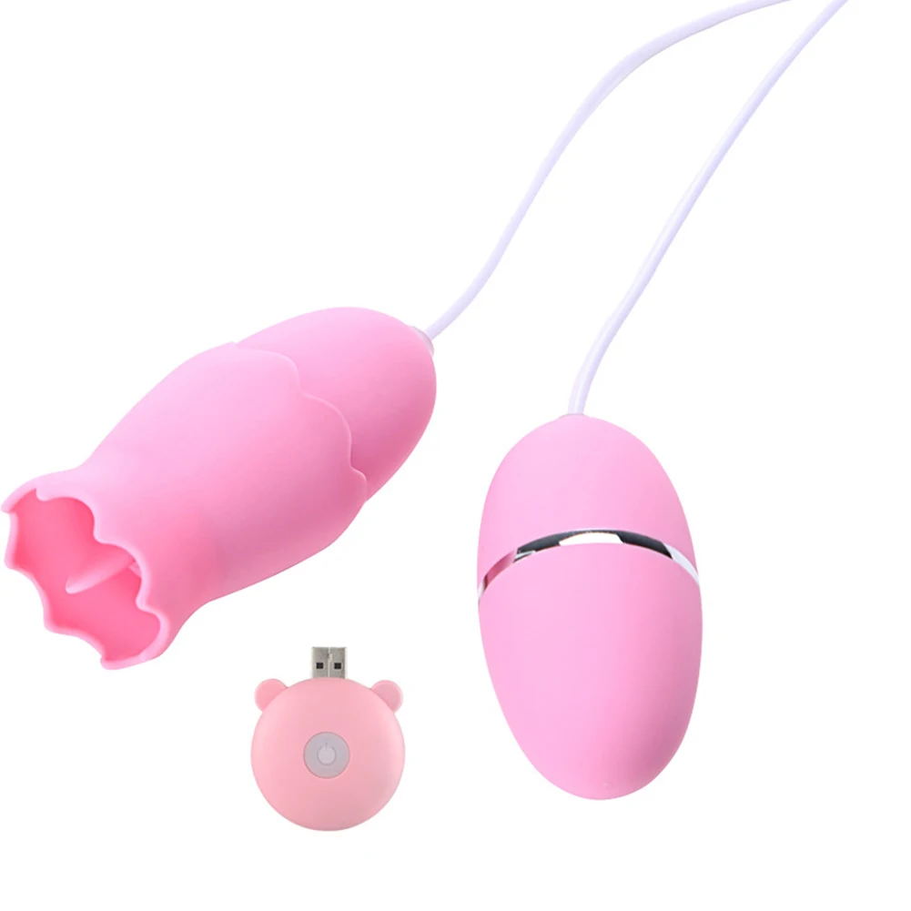 1 шт. Вибраторы для языка USB Вибрационный яйцо 11 скоростей G-spot массажа влагалища