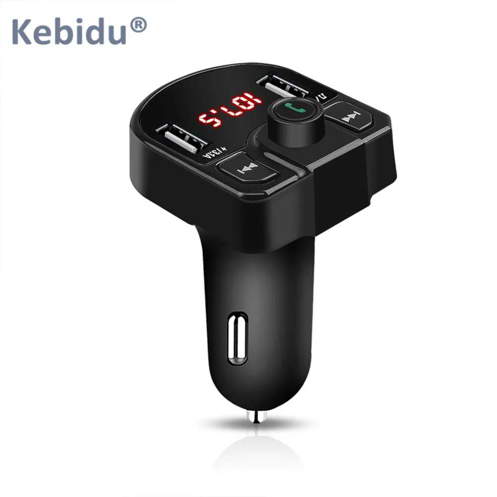 Автомобильное зарядное устройство с Bluetooth FM-передатчик mp3-плеер двойным