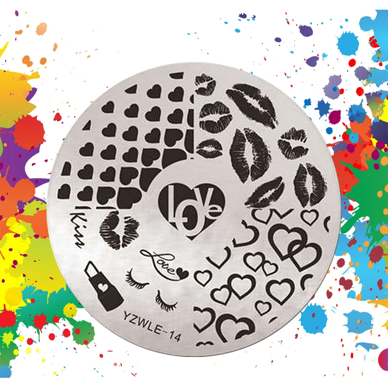 1 шт. шаблоны для дизайна ногтей рождественские пластины стемпинга ручка красоты