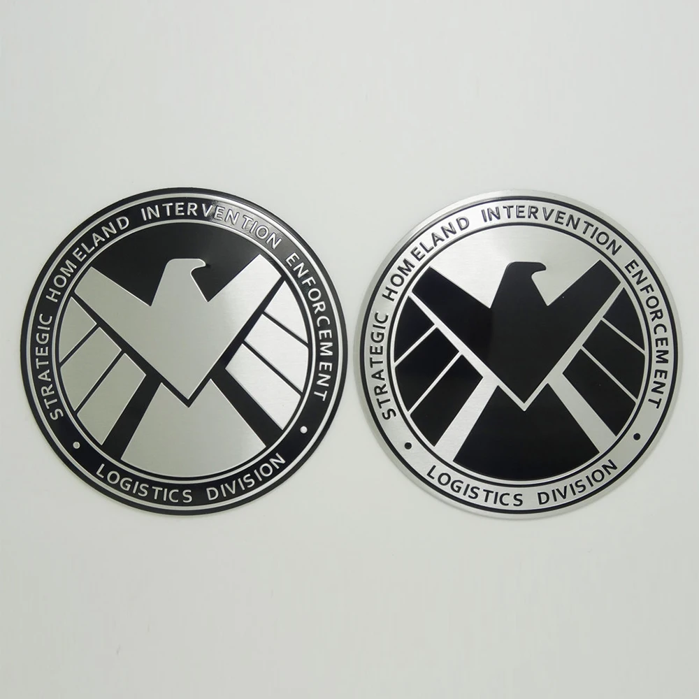 Мульти Тип персонализированные наклейки Marvel агенты щит стикер эмблема значок