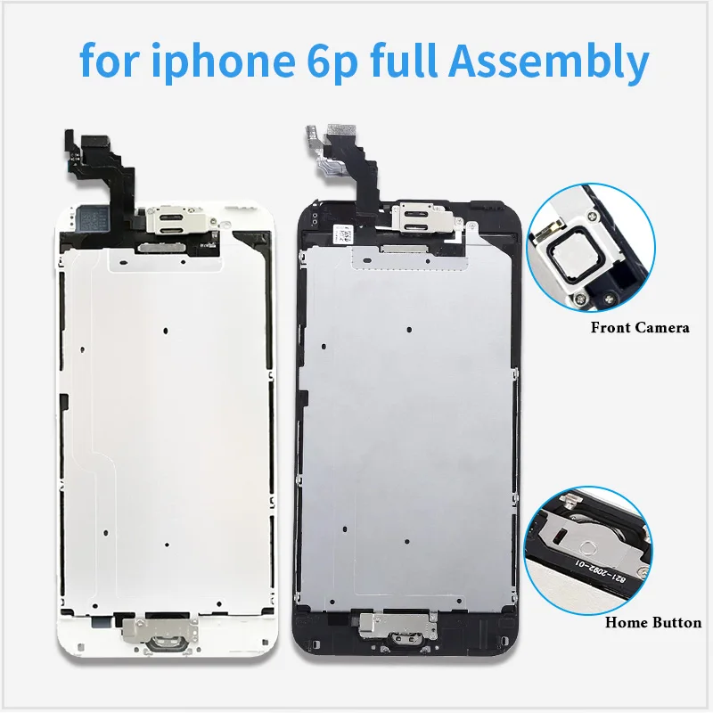 AAAA качественный полный монтажный ЖК-экран для iPhone 6 plus A1524 A1522 A1593 сенсорный