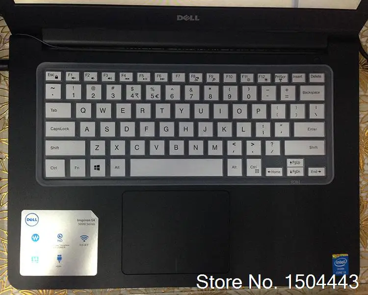 Чехол-клавиатура для ноутбука DEll Inspiron Vostro 14 3442 3000 5000 7000 15-7568 5447 V5459 7447 5448 |