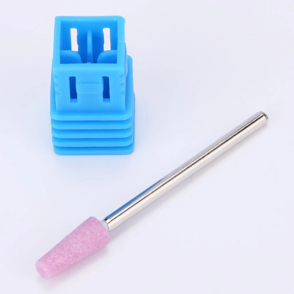 1pc Nail Art Grinding Drill Bits Quartz Bullet Bit Electric Manicure Machine Head Gel Polish Cuticle Removal Blue Mill Tool New | Красота и