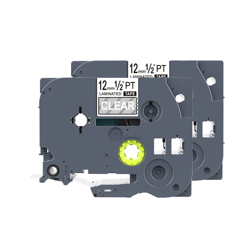2 шт. PUTY совместимый P Touch Brother лейбл ленты TZE 135 tz135 12 мм * 8 м белый на чистом ярлыке