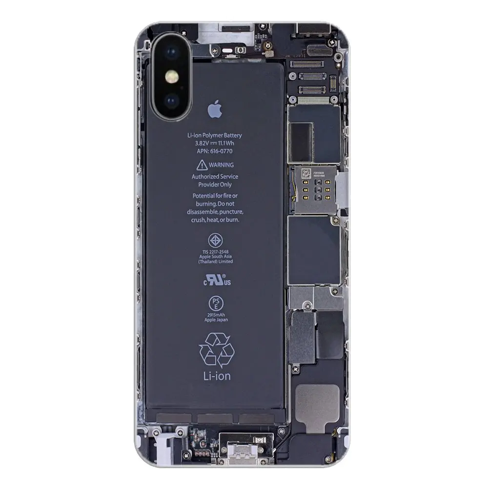 For Samsung Galaxy S2 S3 S4 S5 MINI S6 S7 edge S8 S9 Plus Note 2 3 4 5 8 Coque Fundas Soft Case Covers A6 A7 Chip Internal Board |