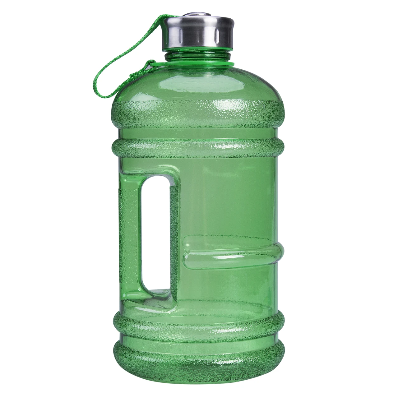 Зеленый Портативный 2.2L бесплатно BPA большой для занятий спортом, тренажерного зала путешествия напиток бутылки воды кепки для пикника велосипед Кемпинг фляга для велосипеда - Цвет: Зеленый