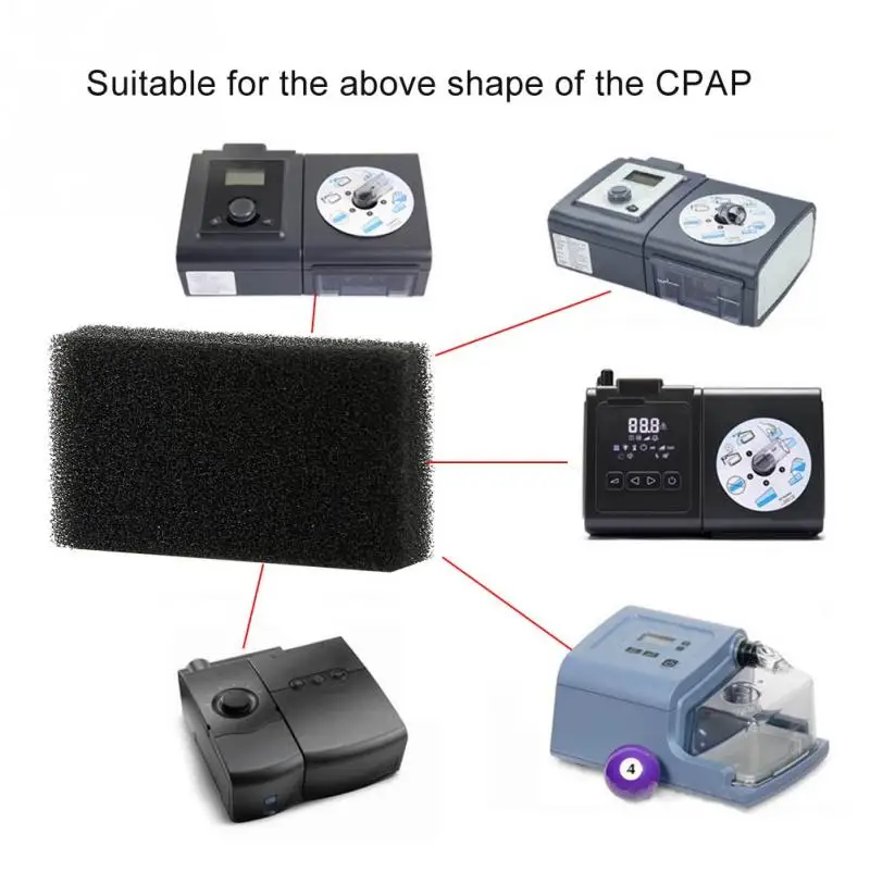 Профессиональные черные фильтры CPAP для 50/60/M/BiPAP ST маска сна 20 шт. | Красота и