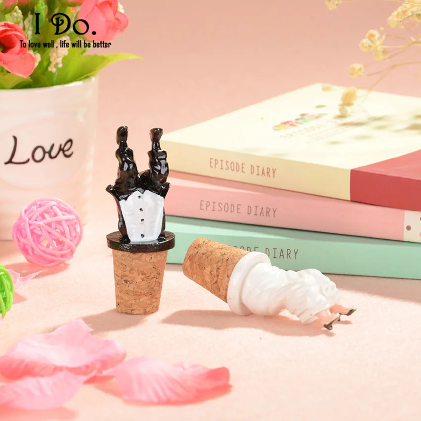 Бесплатная доставка переворачиваемая пробка для бутылки жениха и невесты