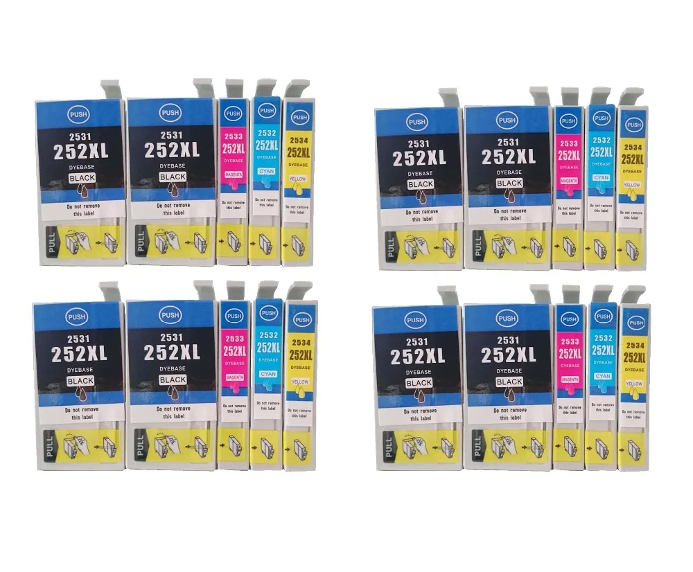 20 шт. картриджи для принтера Epson T252 T252XL | Компьютеры и офис