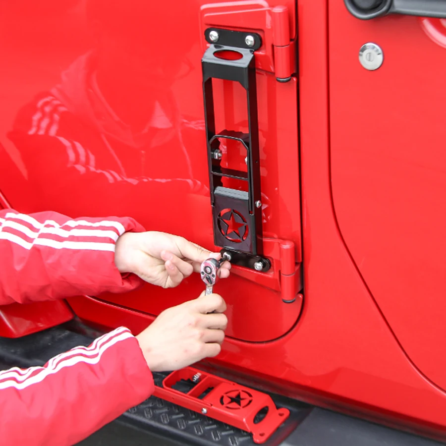 YCCPAUTO Φ Peg Rest аксессуары из твердой стали для Jeep Wrangler JK 2007 2017 автостайлинг внешние