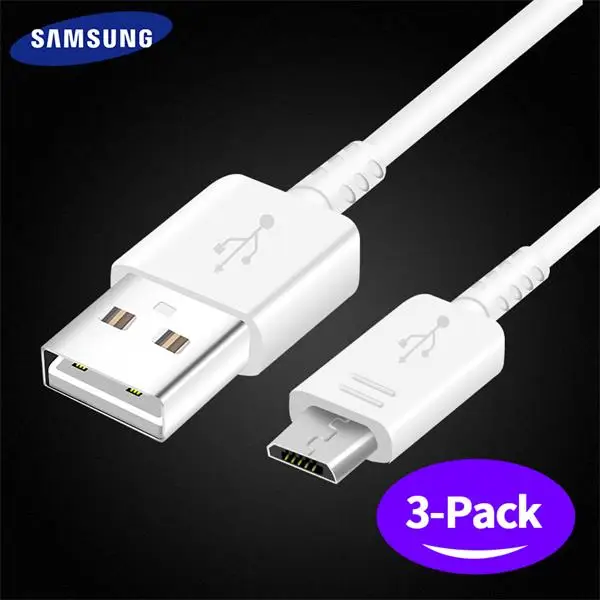 Three cables white Samsung S6 S7edge,, 2А, 1,2 м, Micro USB, Android, 1,5 м, кабель для быстрой зарядки, кабели для передачи данных, адаптер для Note2, Note4, Note5, note - Цвет: Three cables white