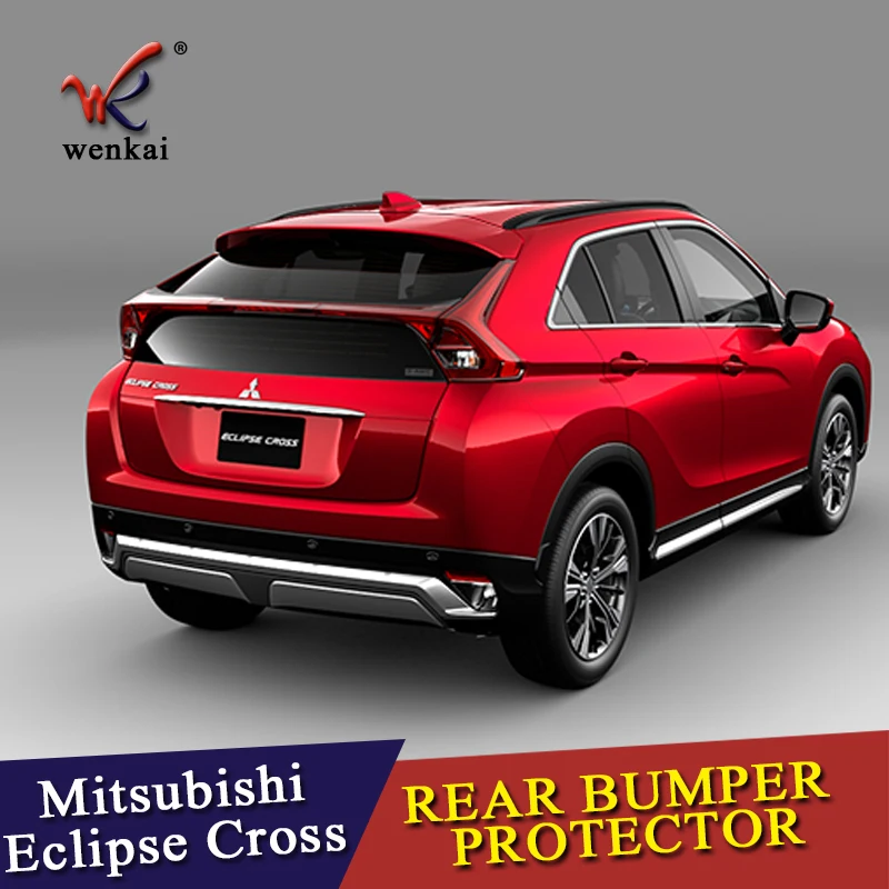 WENKAI для Mitsubishi Eclipse Cross ABS Хром Внешний задний бампер решетка отделка рамка 1 шт./компл. автомобильные аксессуары