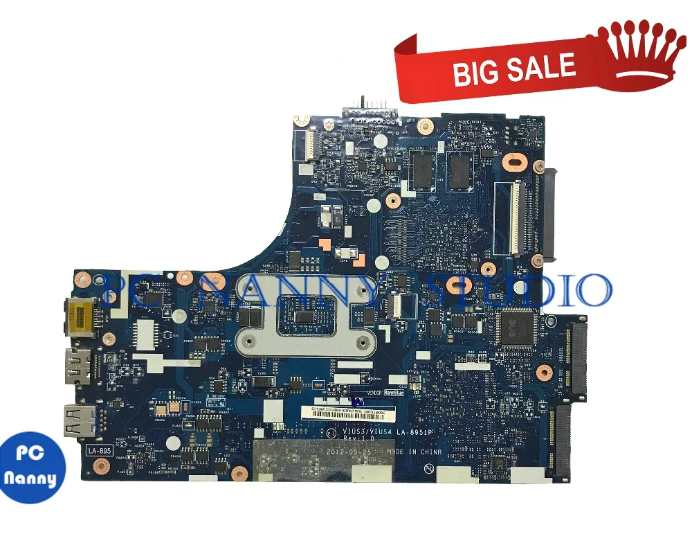 ПК Няня для LENOVO Ideapad S400 материнская плата VIUS3 VIUS4 I5 3337U 11S90002386 LA 8951P DDR3