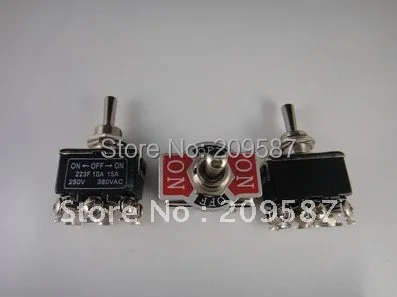 

6-Pin Toggle DPDT ON-OFF-ON Momentary Switch 15A 250V