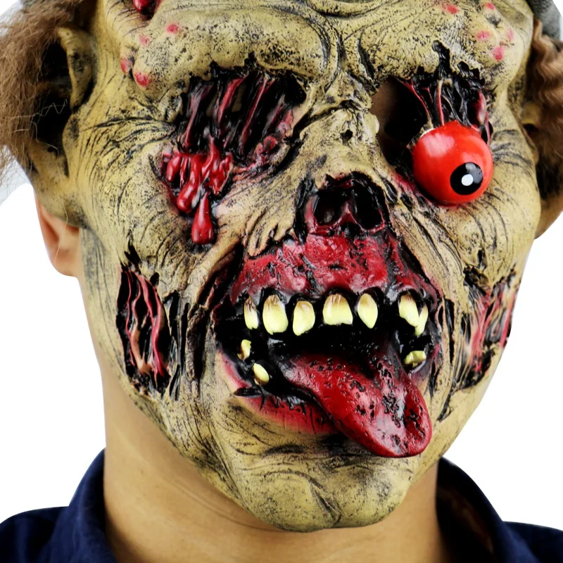 Страшная латексная маска зомби силиконовые маски клоун вечерние ужас дьявол