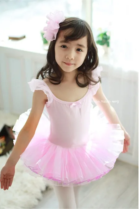 Гимнастическое трико для девочек профессиональное балетное детское унитажное