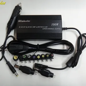 flashcolor 2018 for laptop in car dc charger notebook ac adapter power supply 100w universal eu plug for hp dell ibm 11 tips free global shipping