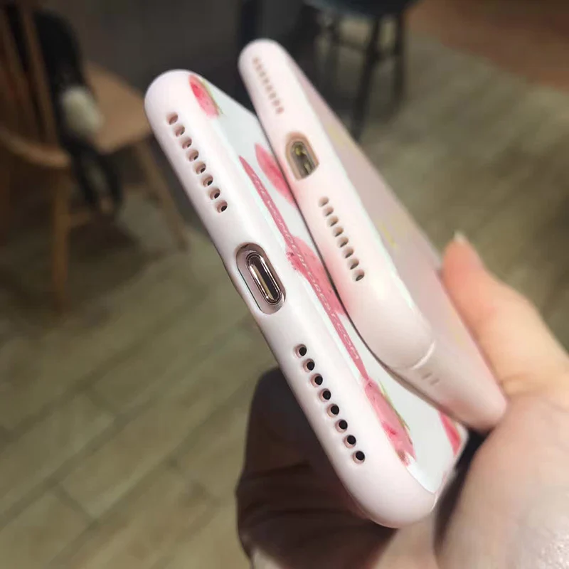 Kerzzil силиконовый мягкий милый розовый чехол для iPhone 6 6s 7 plus чехлы iphone lina |