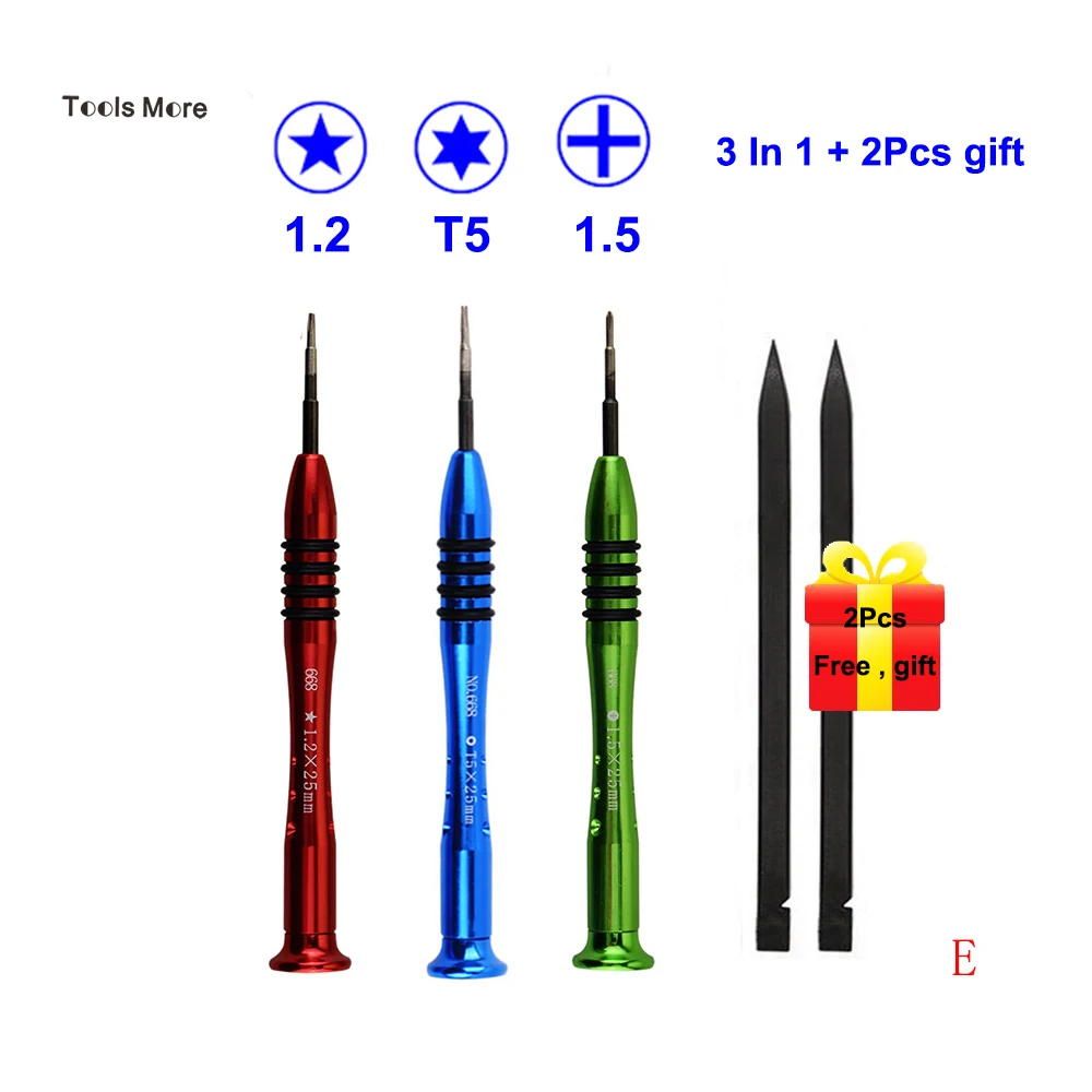 Pentalobe 1 2 P5 Torx T5 Philips PH000 Набор отверток для Apple MacBook Air & Macbook pro инструментов ремонта 3