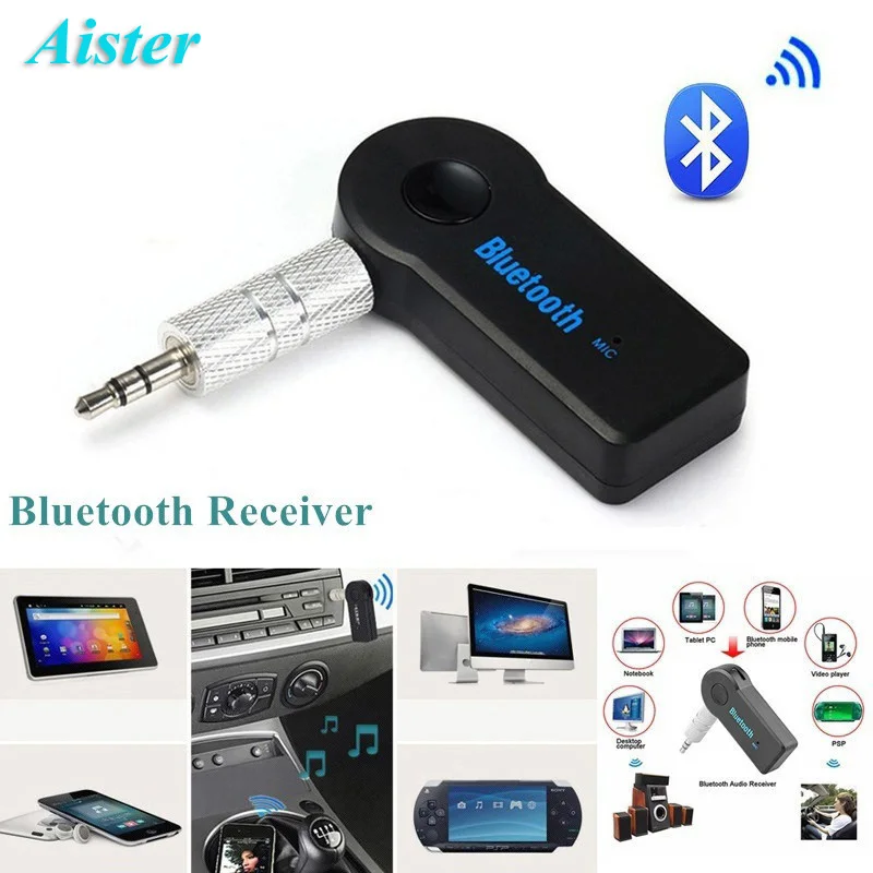 Bluetooth приемник портативный 3 5 мм потокового автомобиля беспроводной AUX аудио