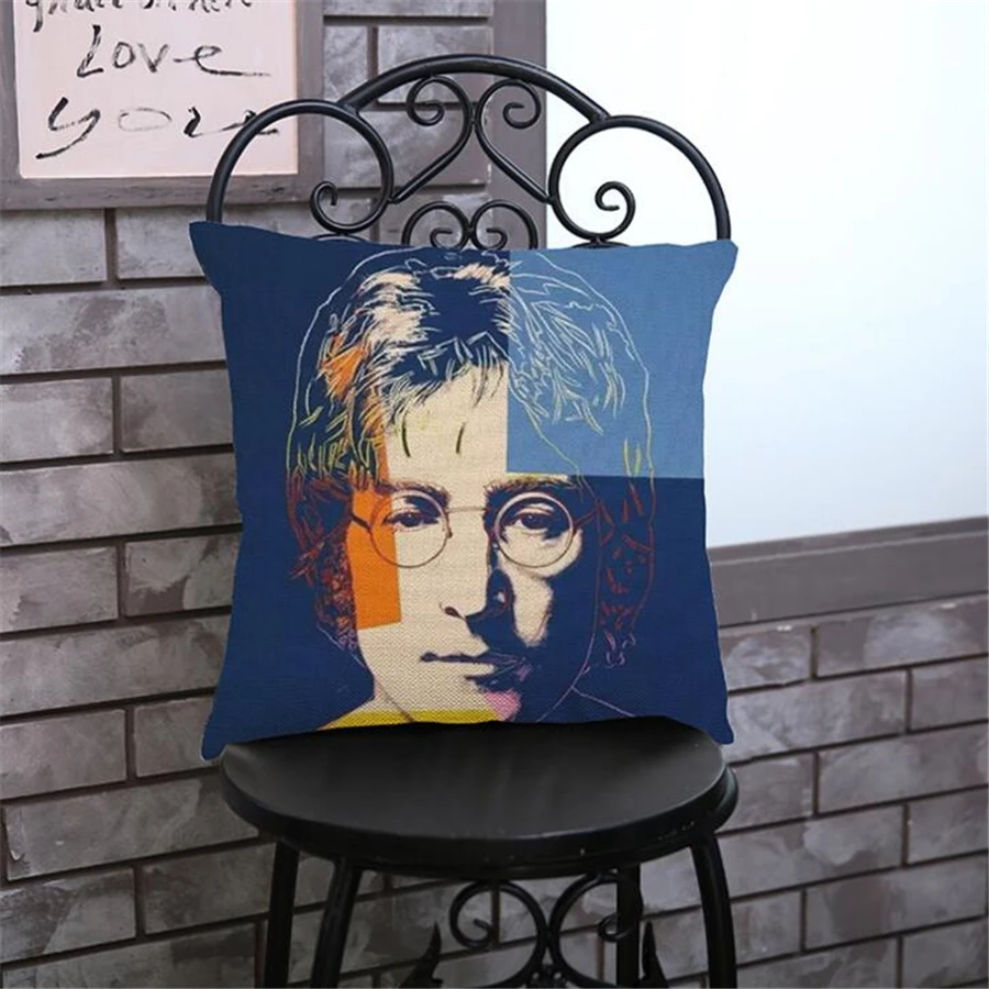 Pop Art Decoratve наволочки для дивана из хлопка и льна бархатная наволочка с мультяшным
