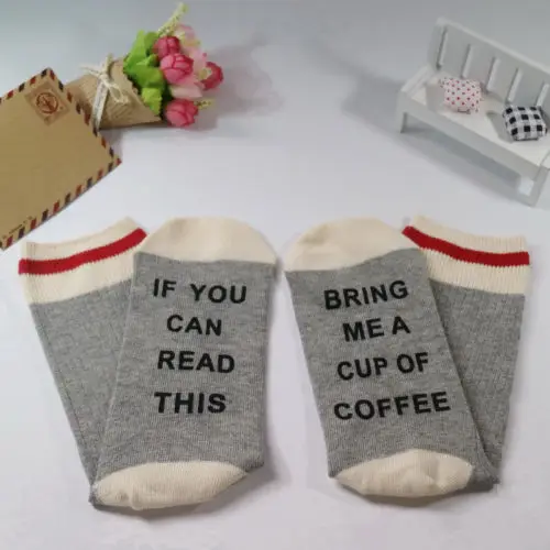 Для женщин мужские унисекс носки с пивными надписями If You Can Read This надписью Bring Me The