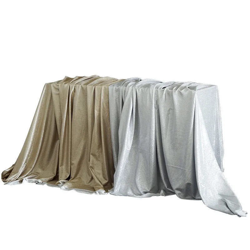 Tobs Cake Stand Gold Silver table cloth background Curtain Candy bar Pearlescent tablecloth home wedding decoration accessories |