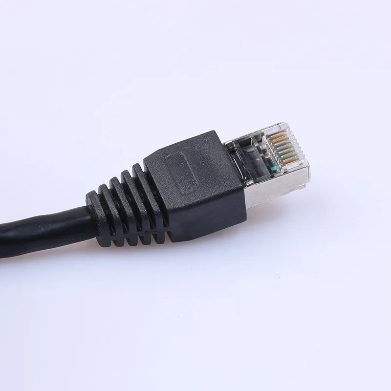 Высококачественный винтовой панельный кронштейн RJ45 CAT 6 штекер гнездо Ethernet LAN