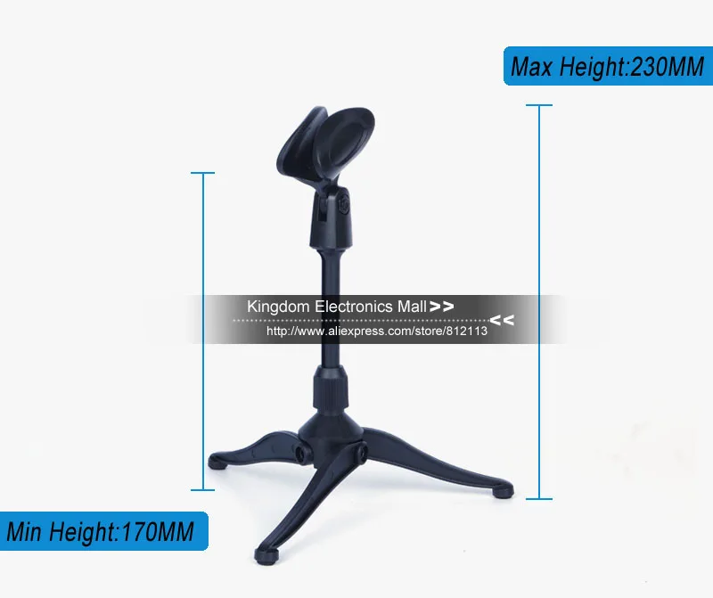 5 шт./лот! Черная регулируемая настольная подставка для микрофона держатель SHURE SM57